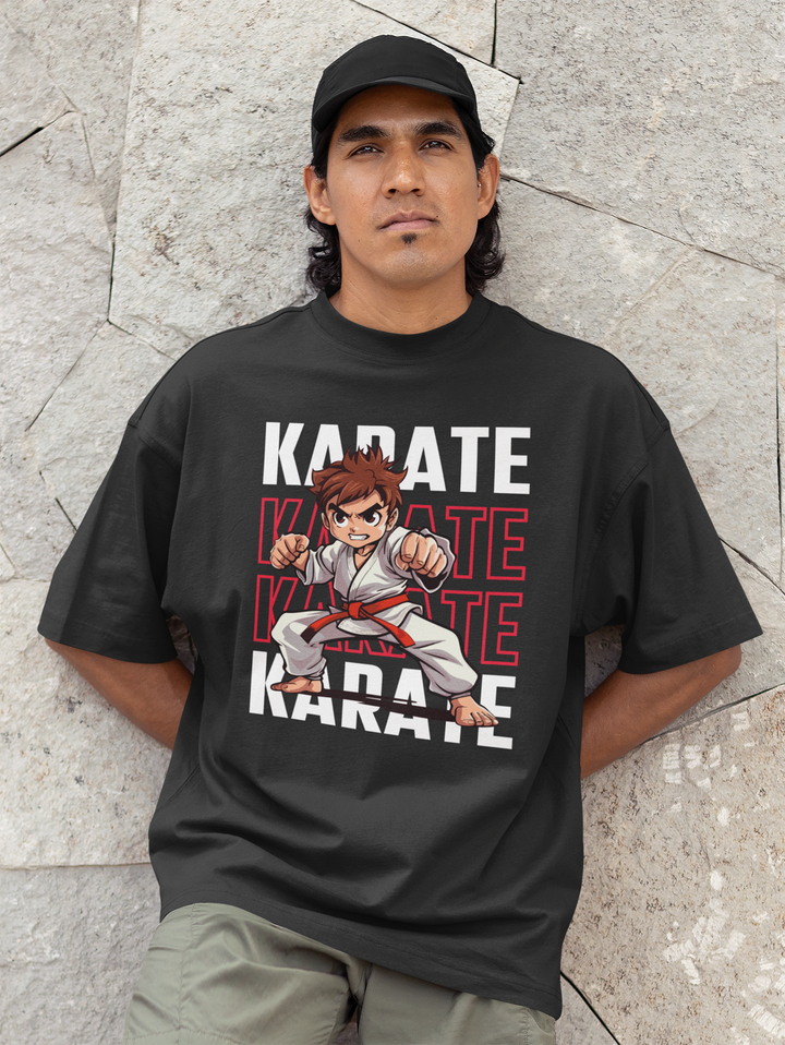 Karate Champ Terry Oversized T-Shirt