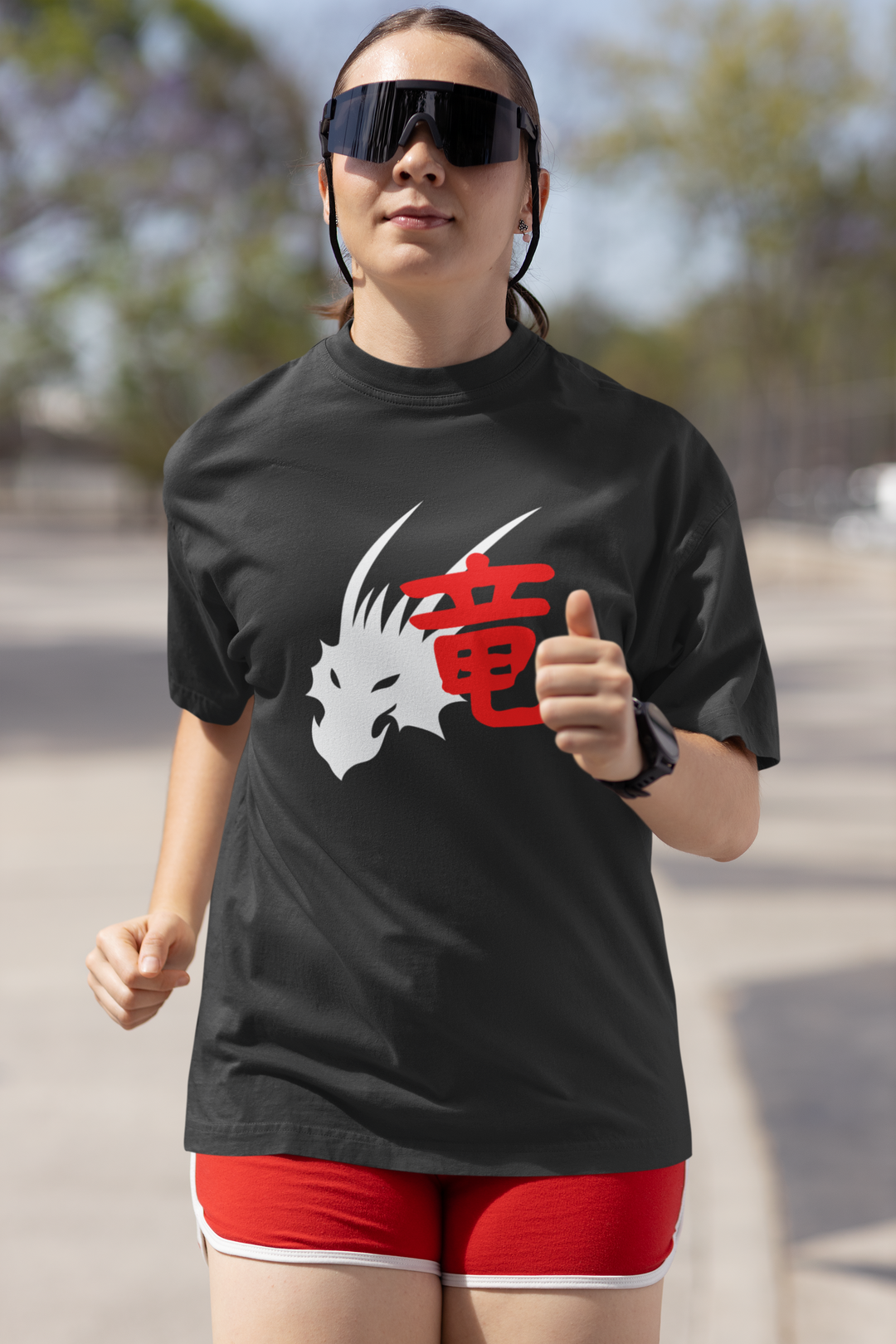 Dragon Spirit Terry Oversized T-Shirt