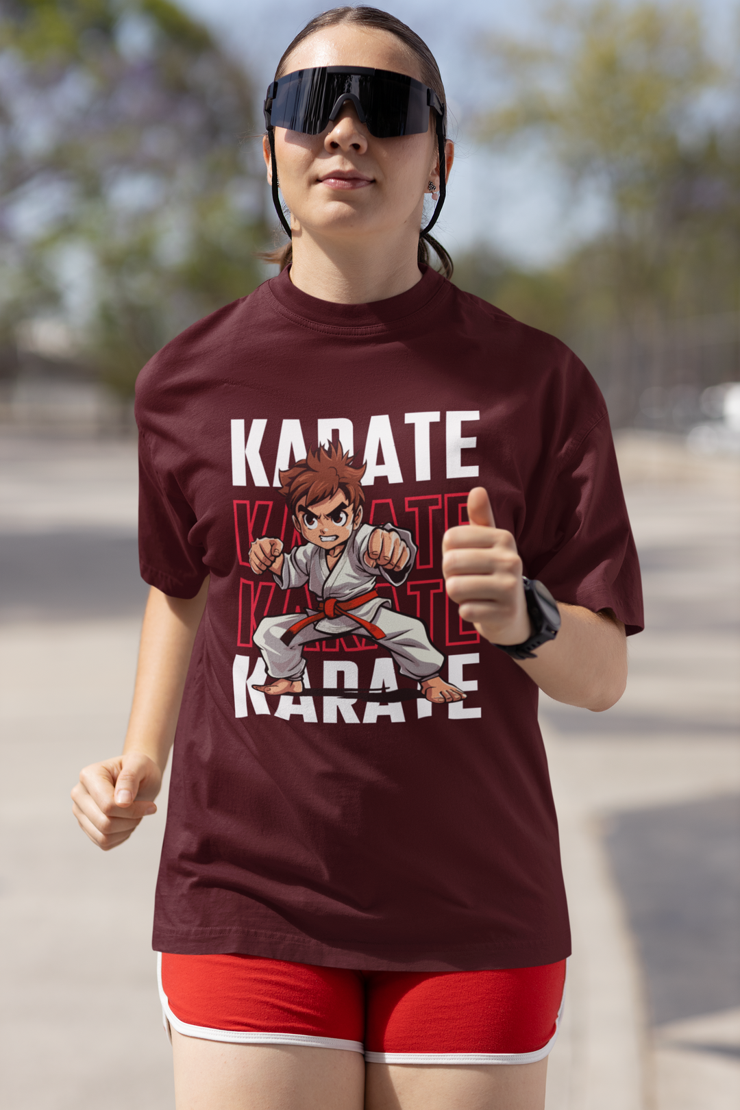 Karate Champ Terry Oversized T-Shirt