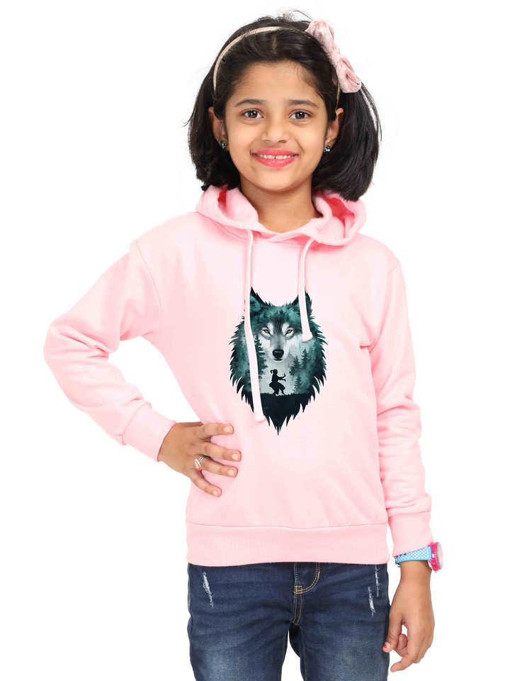 Spirit of the Wolf Girls Classic Hoodie