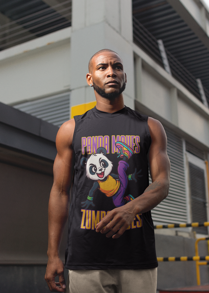 Panda Moves Zumba Vibes - Men's Sleeveless T-Shirt