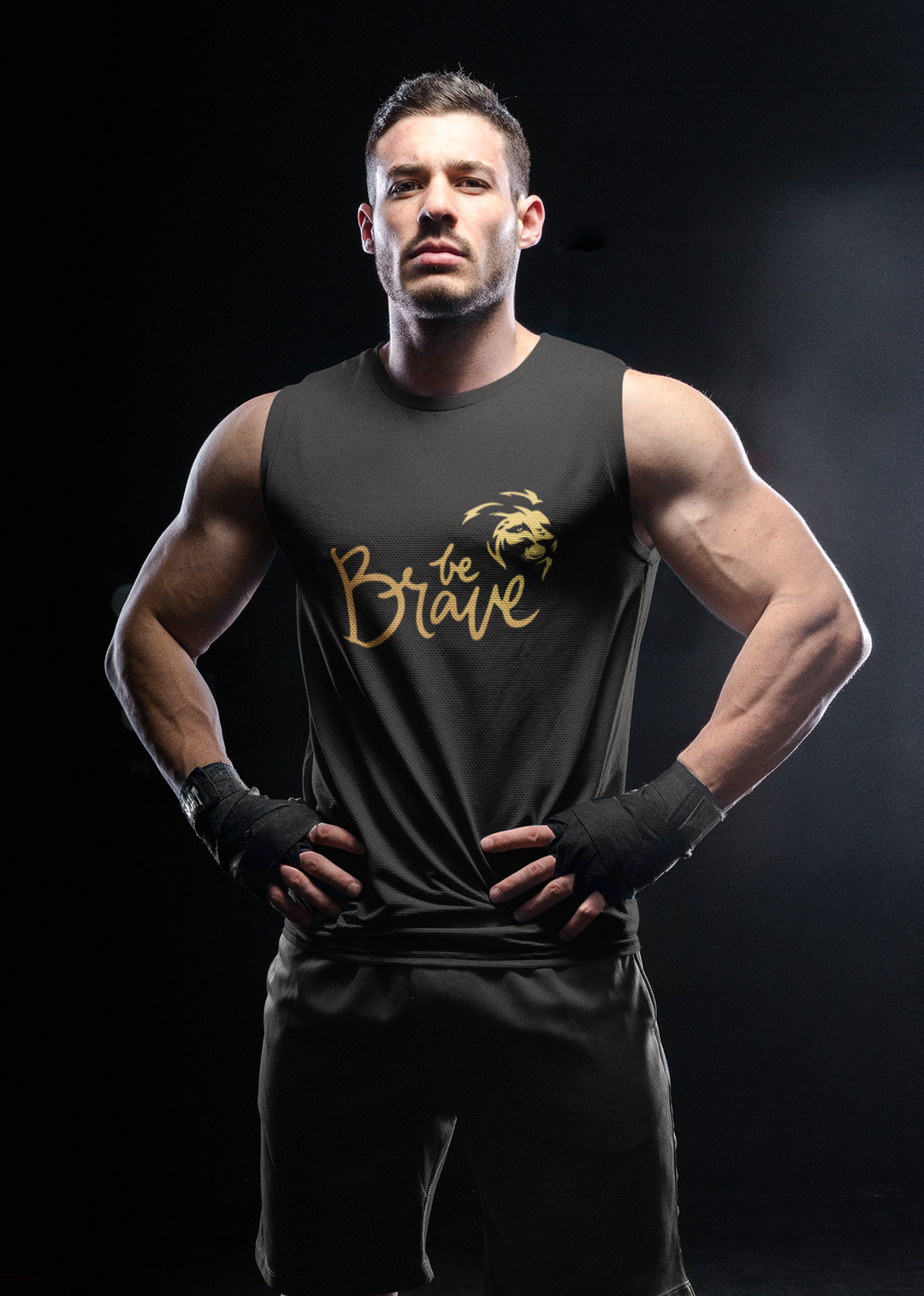 Classic Gold Vinyl Sleeveless T-Shirt