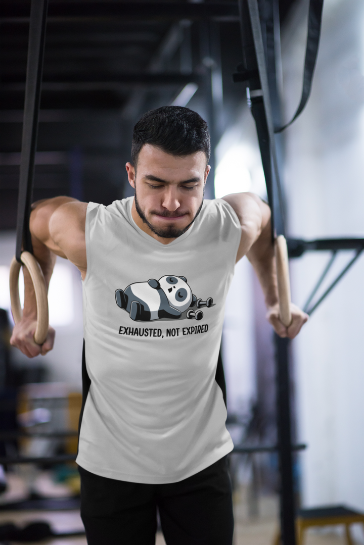 Exhausted, Not Expired - Men's Sleeveless T-Shirt