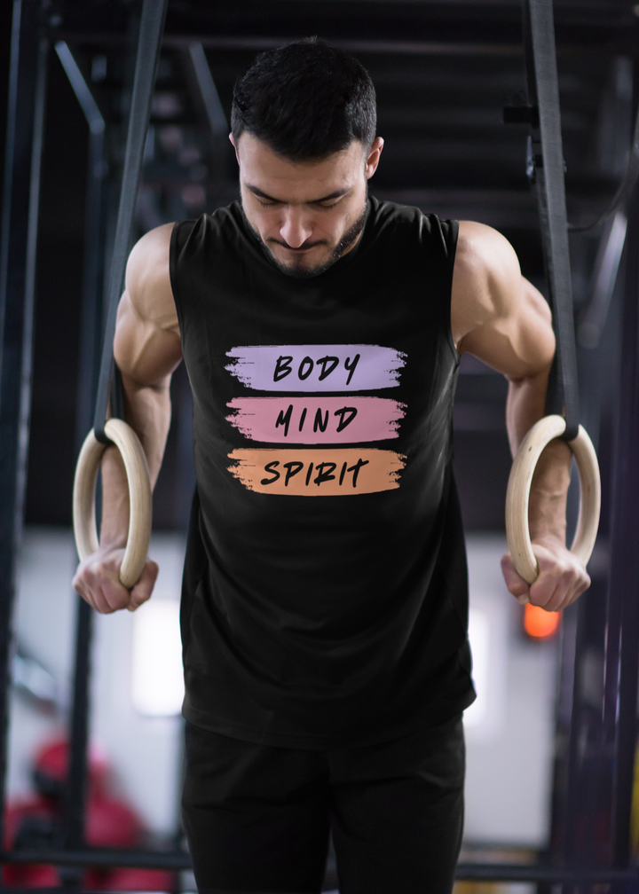 Body Mind Spirit Sleeveless T-Shirt