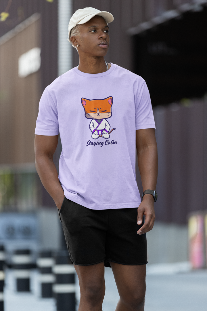 Zen Cat Karate Supima T-Shirt