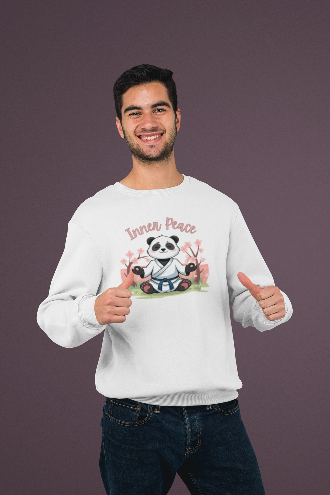 Zen Spirit Panda Sweatshirt