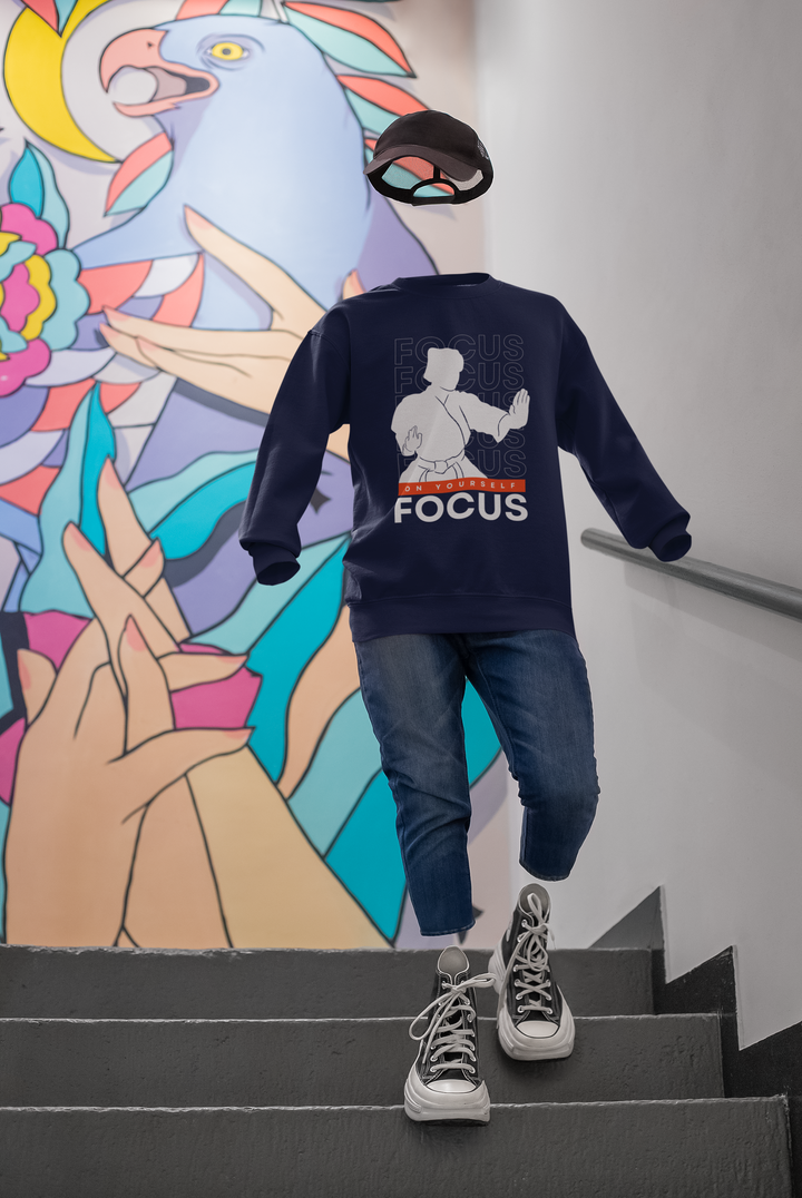 Stay Focused Classic Sweatshirt