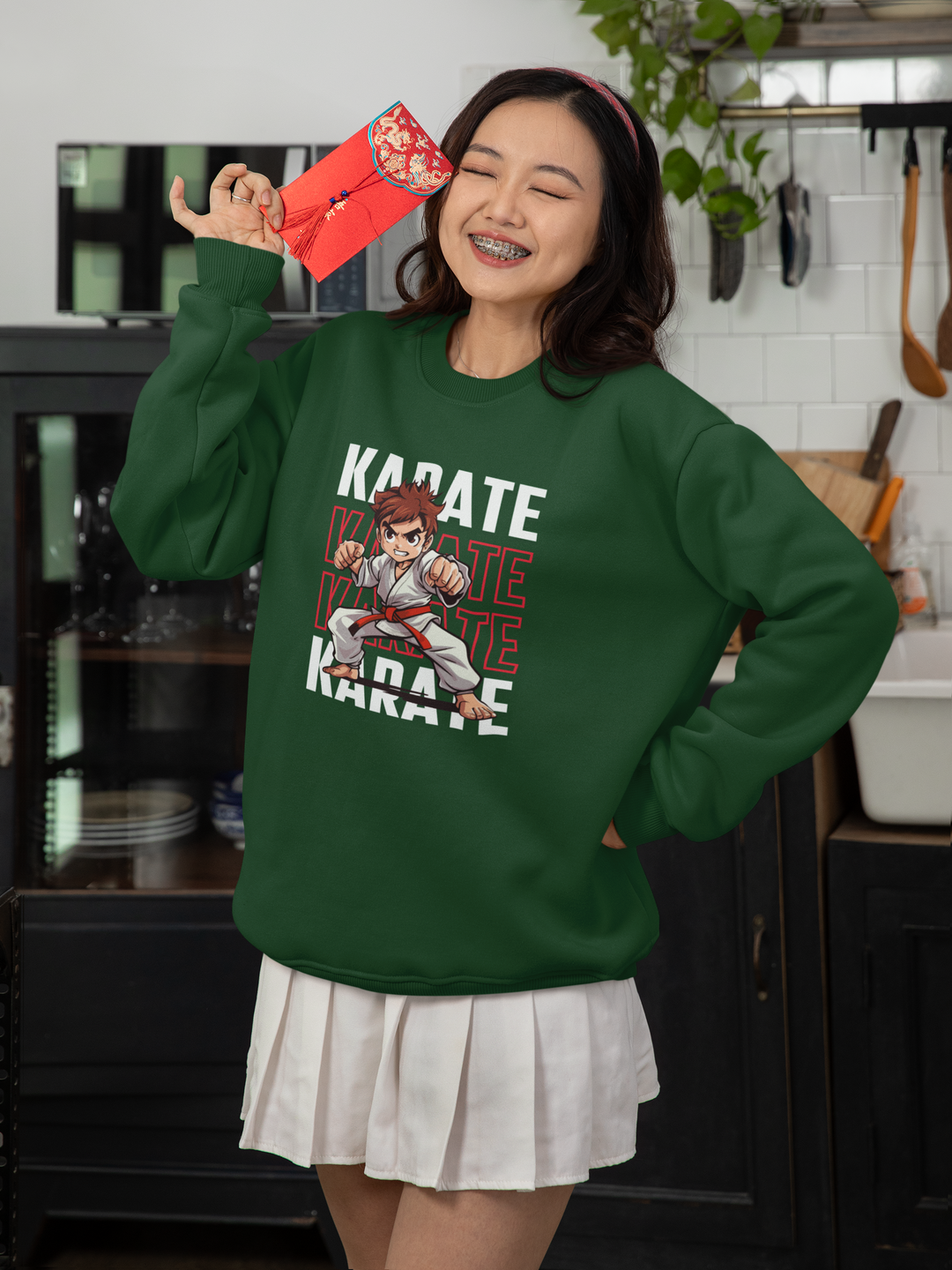 Karate Champ Oversized Sweatshirt