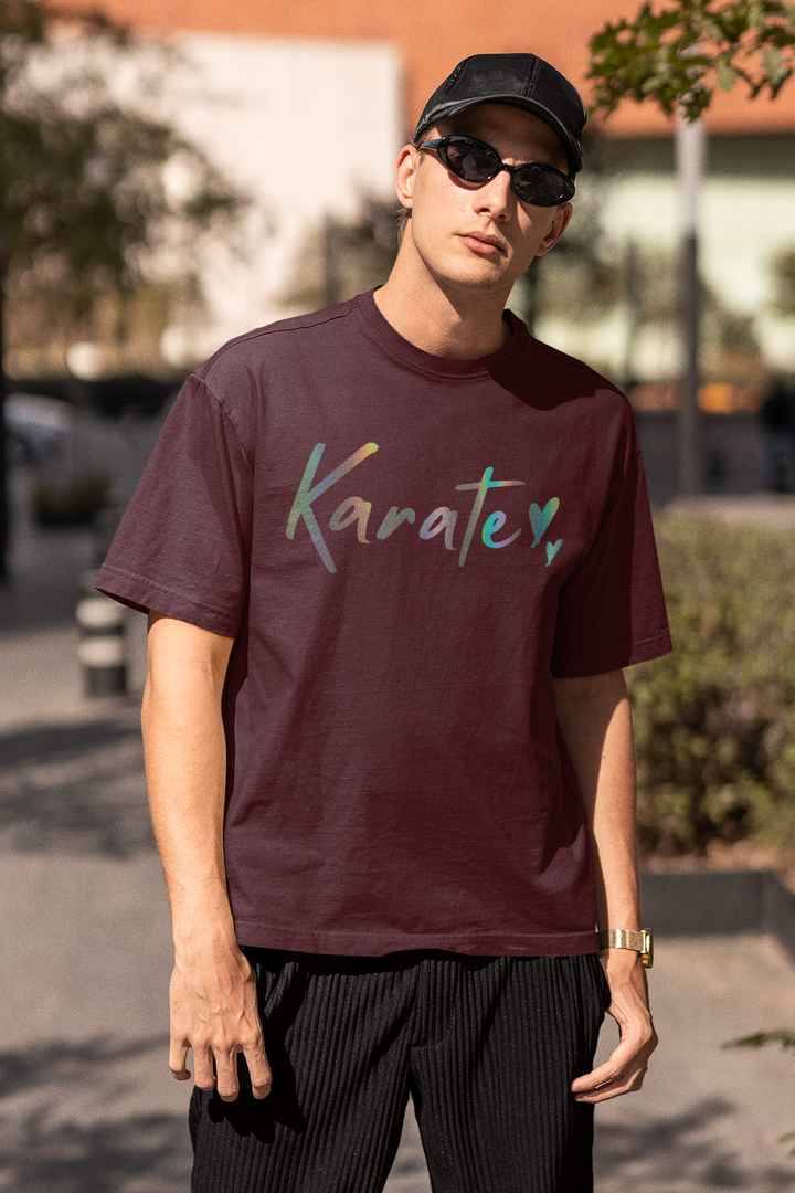 Rainbow Vinyl Terry Oversized T-Shirt