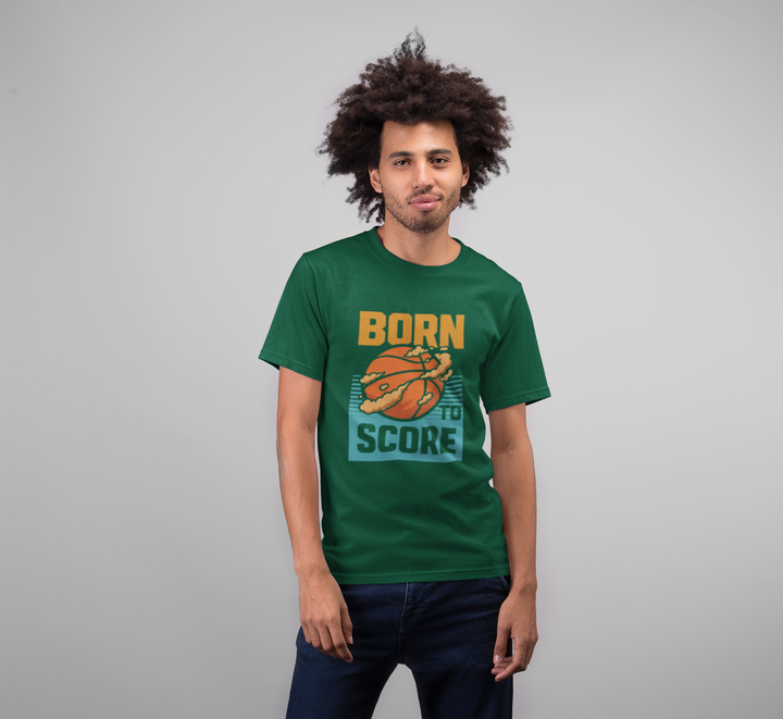 Born To Score - Men's Classic Crew T-Shirt