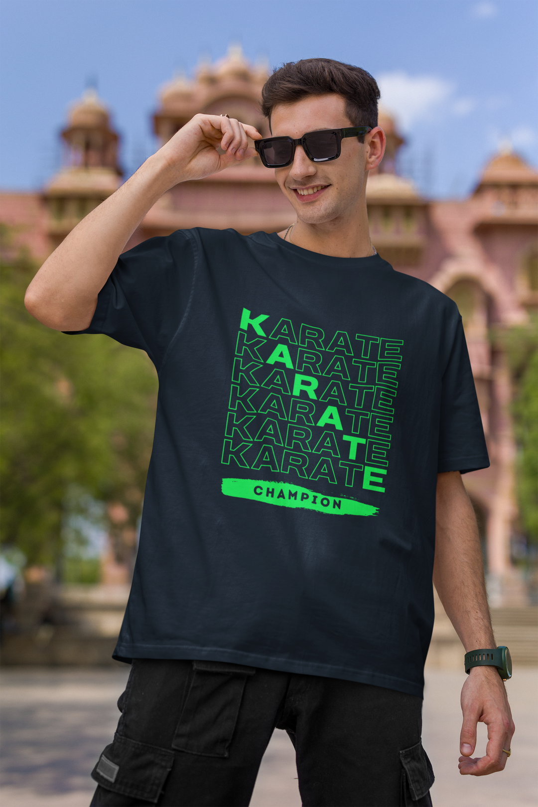 Karate Champion Terry Oversized T-Shirt