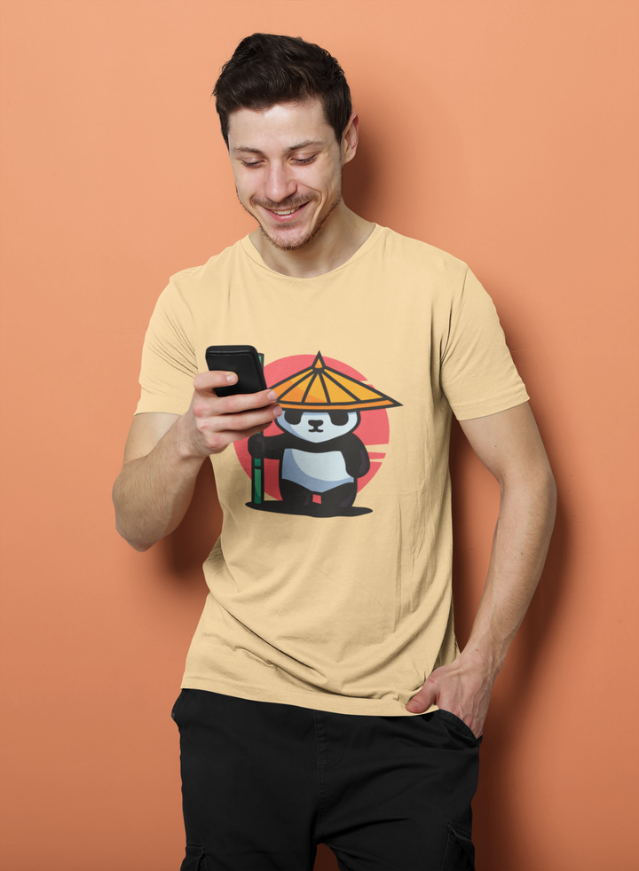 Samurai Panda Supima T-Shirt