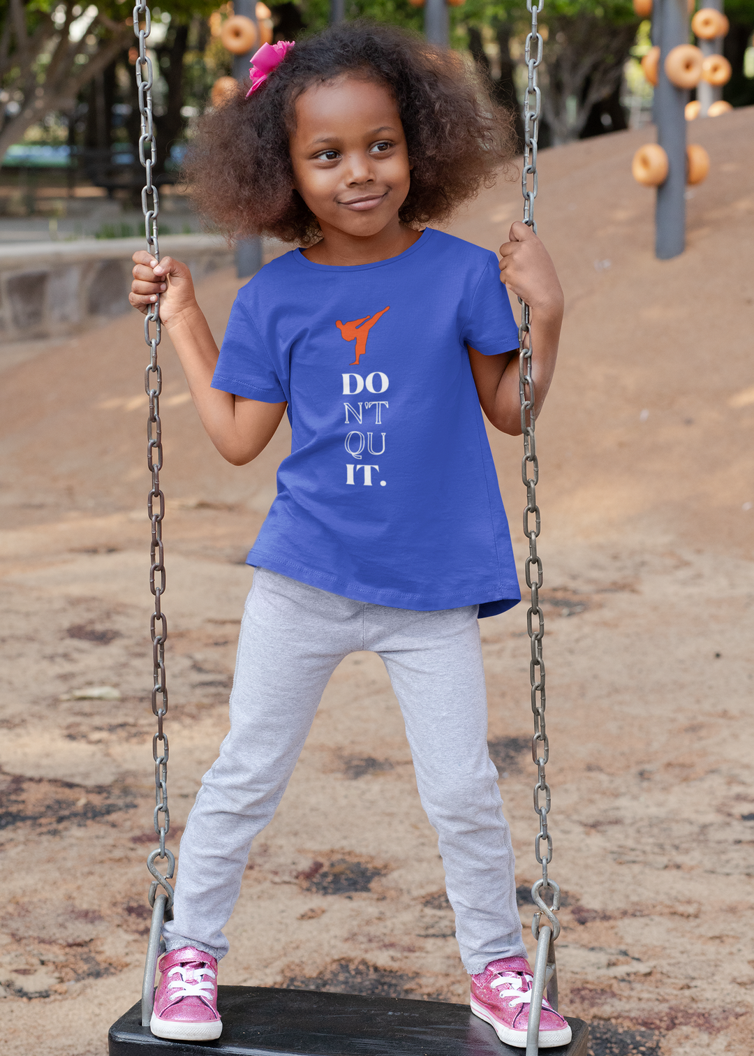 Don’t Quit Girls Karate T-Shirt