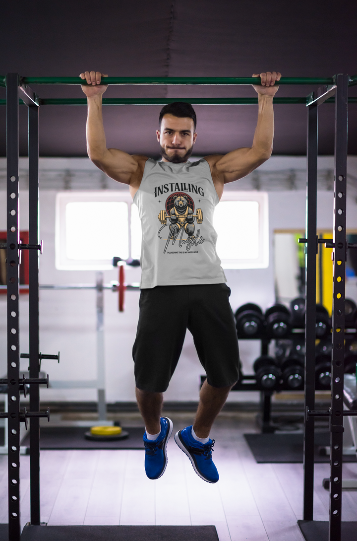 Installing Muscle - Men's Sleeveless T-Shirt