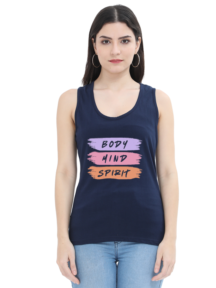 Body Mind Spirit Graphic Tank Top