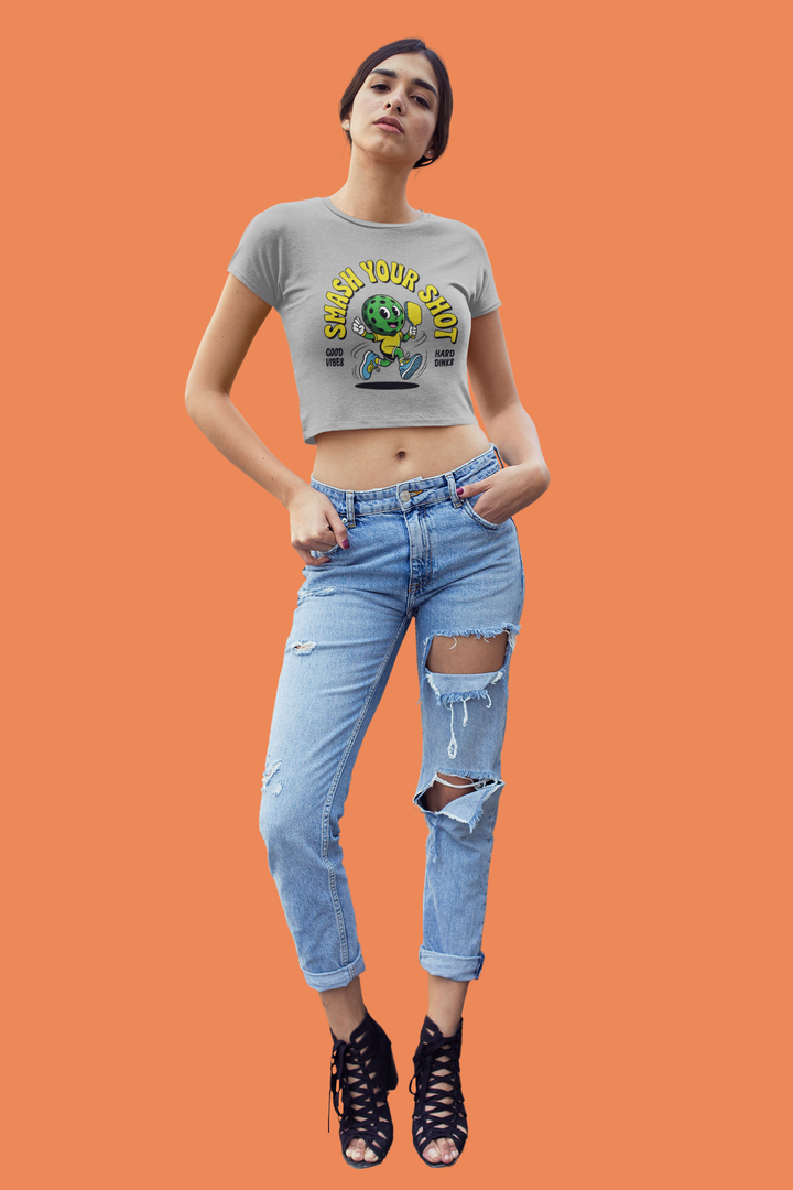 Smash Your Shot - Women's Crop Top