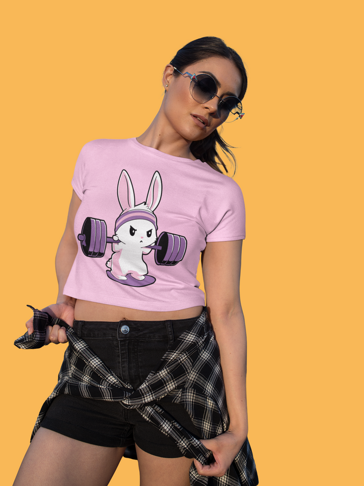 Gym Bunny - Women's Crop Top