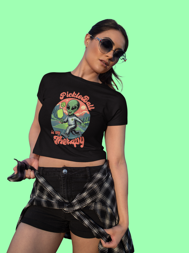 Pickleball is My Therapy - Women's Crop Top