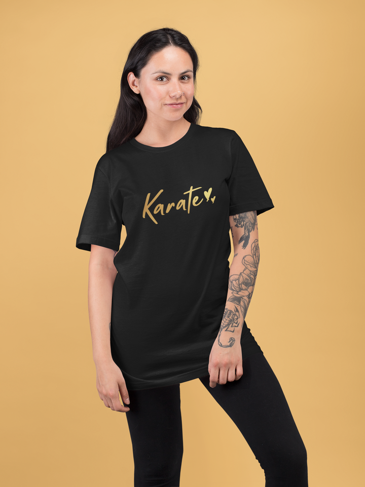 Karate Gold Script Supima T-Shirt