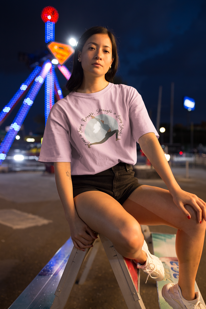 Grace in Every Breath - Women's Oversized Classic T-Shirt