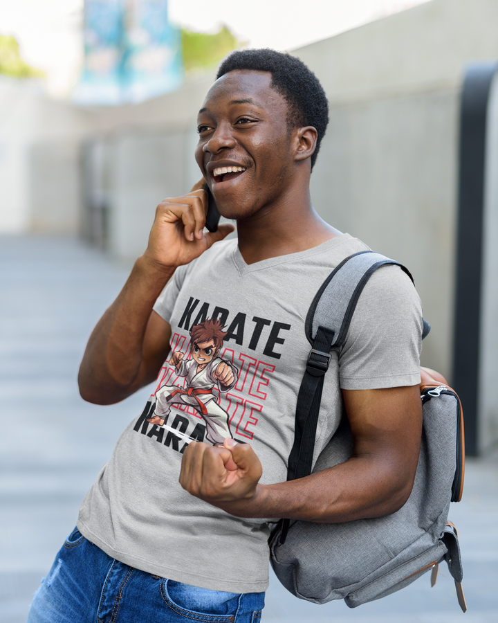 Karate Champ V-neck T-Shirt