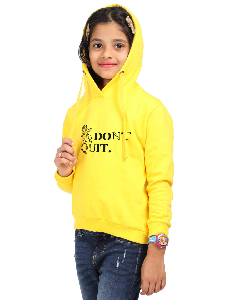 Girls Don't Quit Karate Hoodie